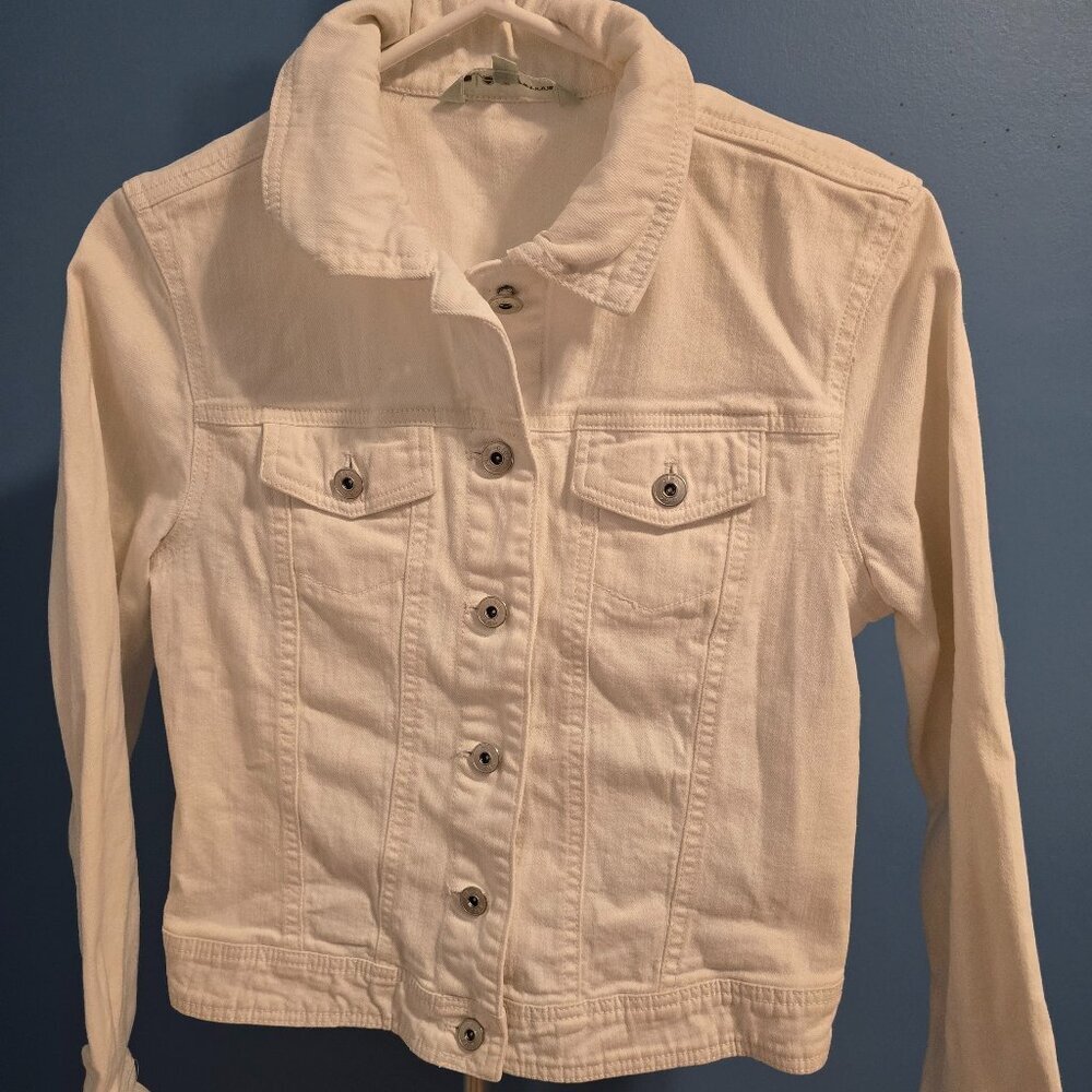 CLEO WOMENS GIRLS DENIM JACKET